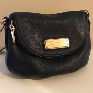 Marc Jacobs Mini Natasha Black Leather Crossbody